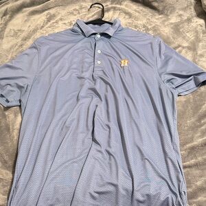 johnnie-O Houston Astros Light Blue Polo Shirt